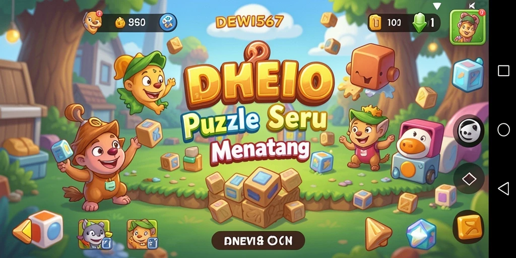 Screenshot DEWI567 menampilkan gameplay Puzzle yang menantang.