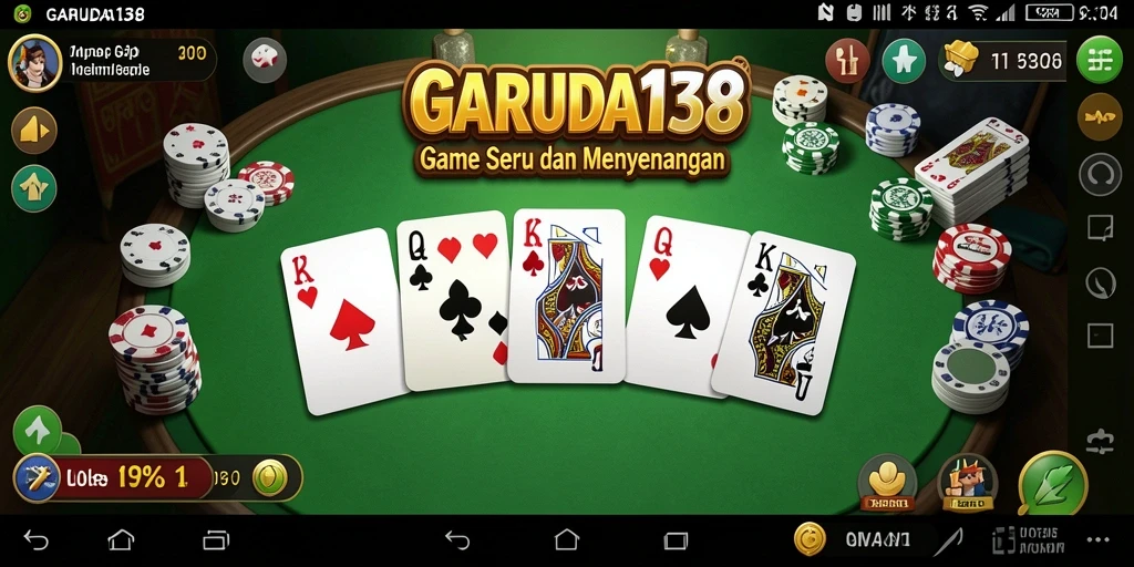 Tampilan menawan dalam permainan Gaple GARUDA138.