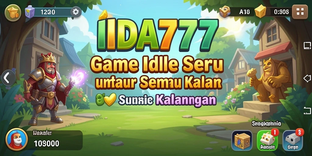 Tampilan permainan IDA777 yang menarik dan penuh warna.