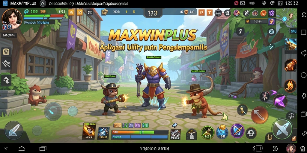 Tangkapan layar MAXWINPLUS menunjukkan tata letak antarmuka yang intuitif dan ramah pengguna.