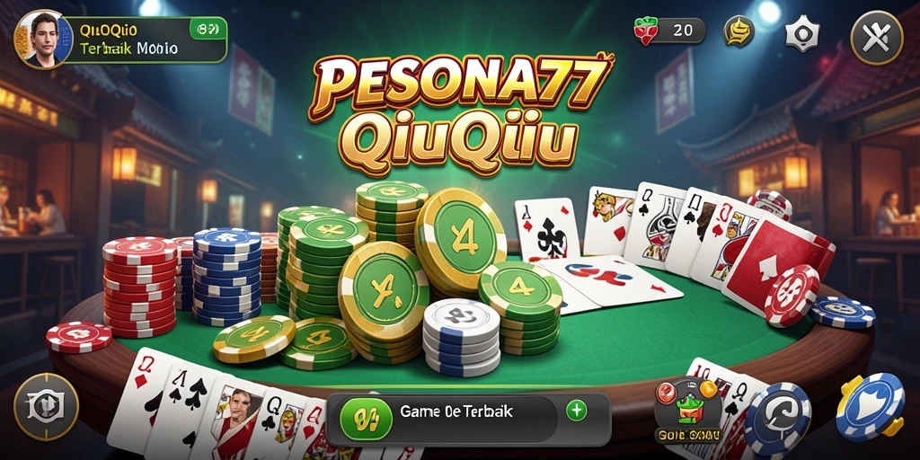 Tangkapan layar gameplay PESONA77 yang menampilkan aksi QiuQiu yang mendebarkan.