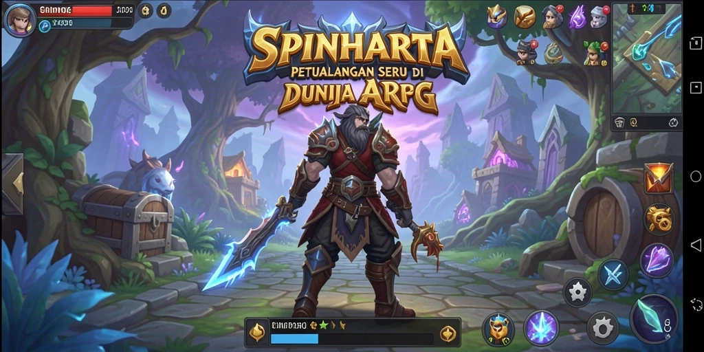 Gameplay menegangkan dalam SPINHARTA yang memikat para pemain ARPG.